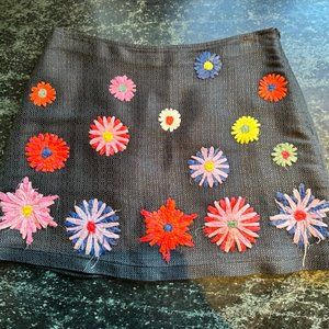 MOSCHINO Floral Mini Skirt